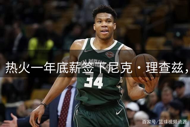 热火一年底薪签下尼克·理查兹，补强替补内线